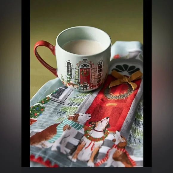 Anthropologie Holiday Dog Carole’s Towel - Picture 2 of 4